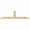 Ekena Millwork Portland Rough Sawn Timber Gable Bracket, Douglas Fir, 72"W x 27"H x 2"D x 6"F, 9/12 Pitch GBW072X27X0206POR00RDF - alternate 5